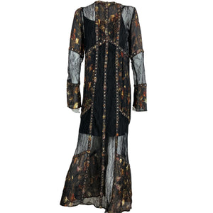Allsaints Embellished Multicolor Bryn Maxi Dress Size 6