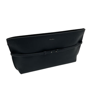 Max Mara Leather Black Archetipo Clutch Bag