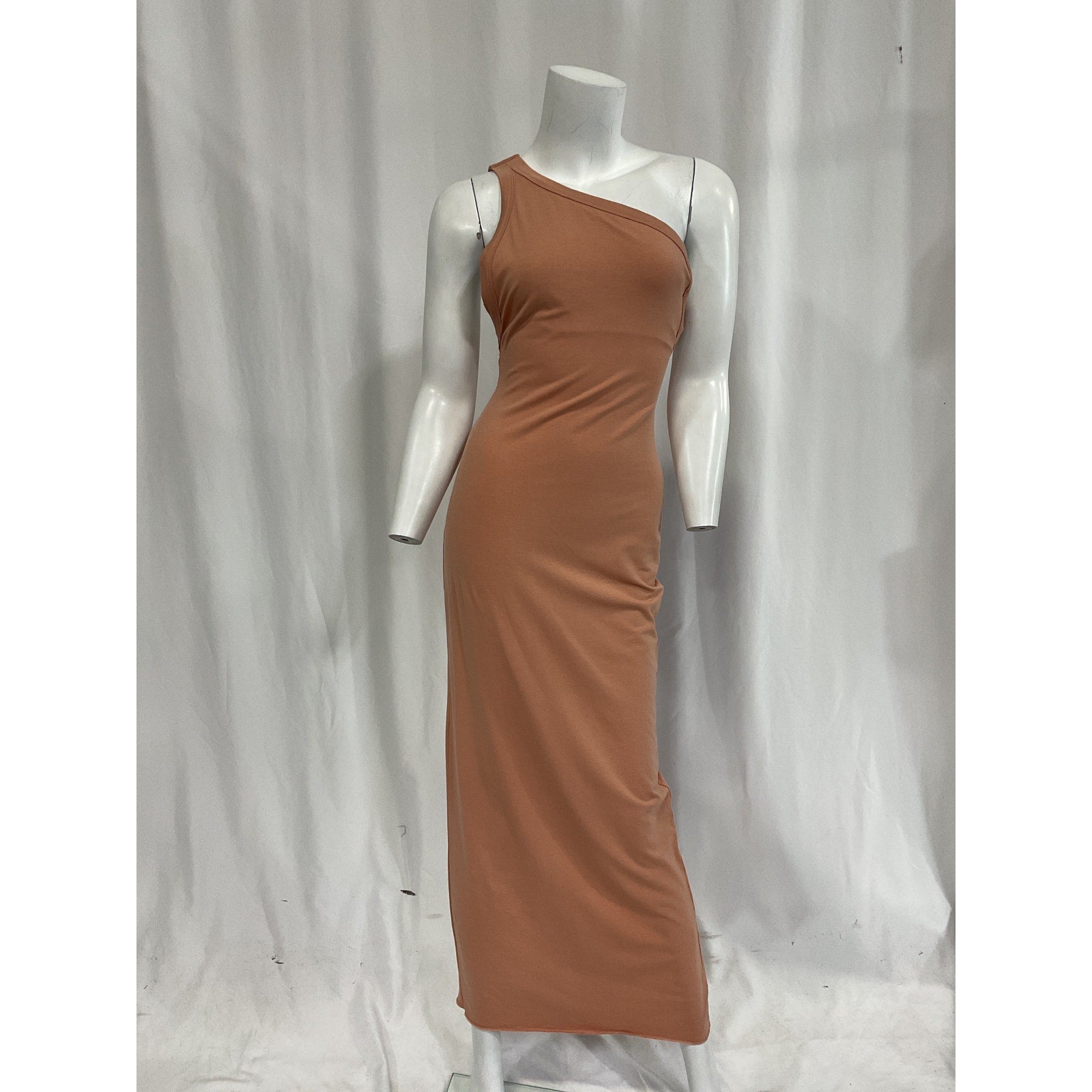 The Line by K Pink Stretch Cotton And Modal-Blend Jersey Maxi Dress Size S - NWT