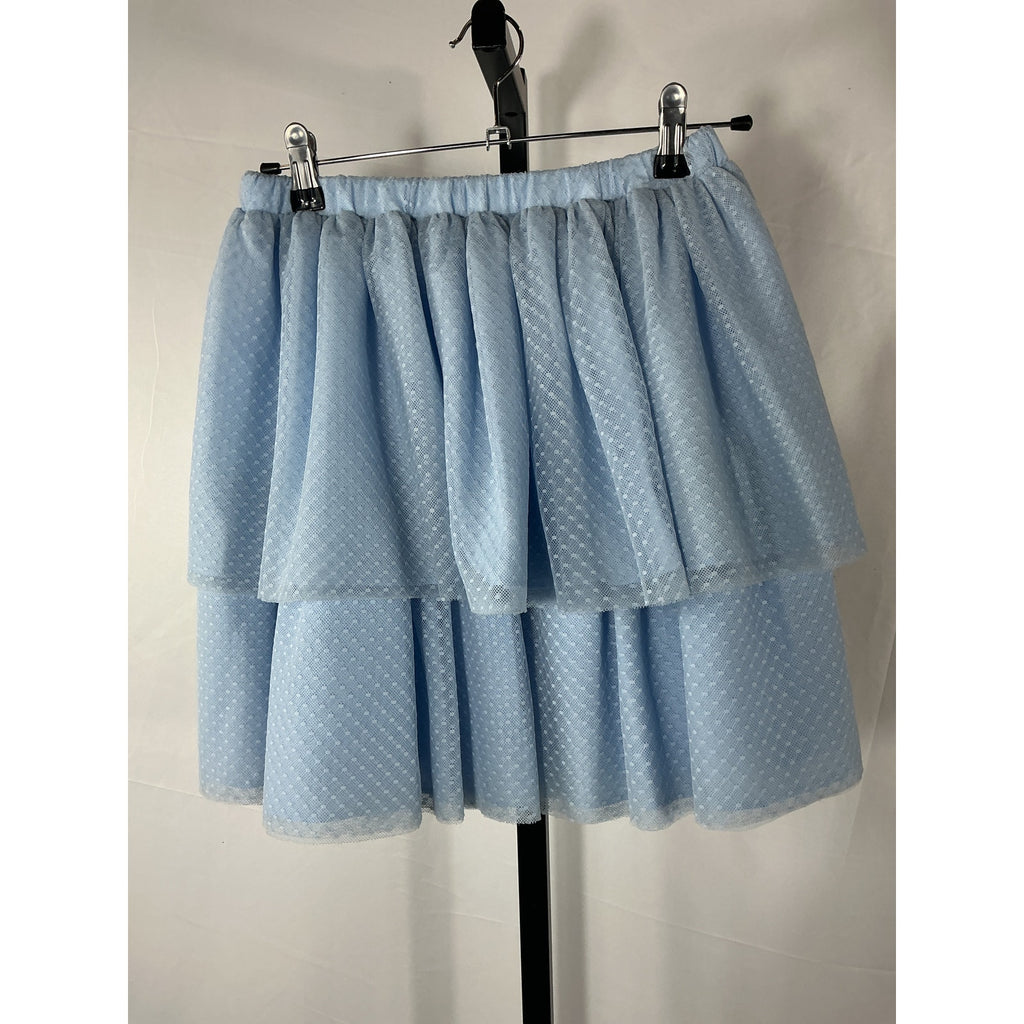 Hill House Home 'The Clara' Blue Nylon Tulle Skirt Size S