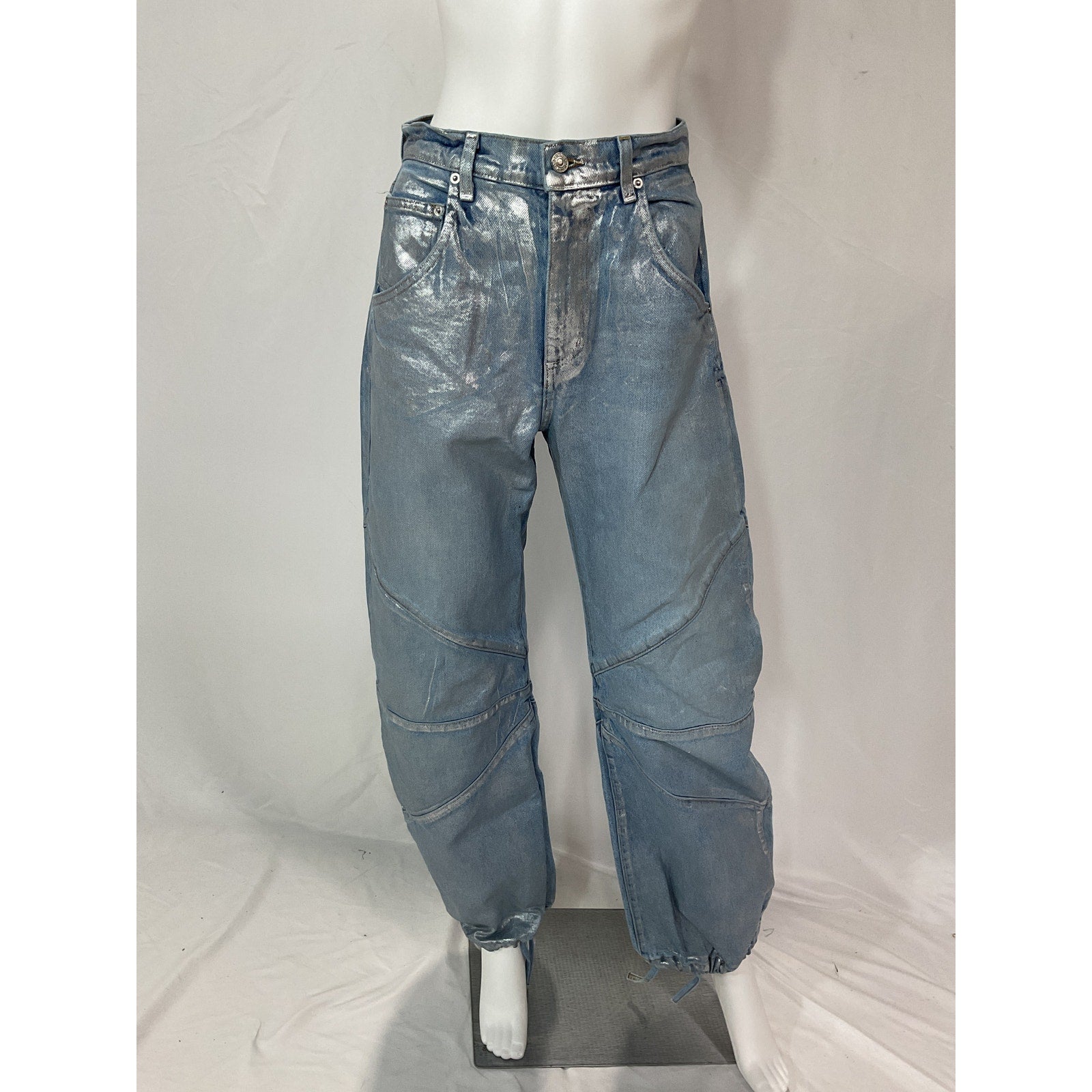 Eb Denim 'Frederic' Silver Coated Denim Jean Size 26