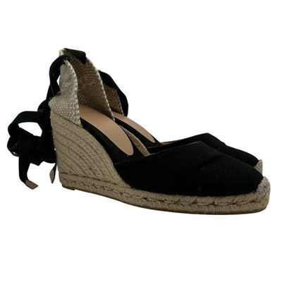 Castañer Canvas Multicolor Carina 80 Espadrille Wedges Size 39 EU / 9 US