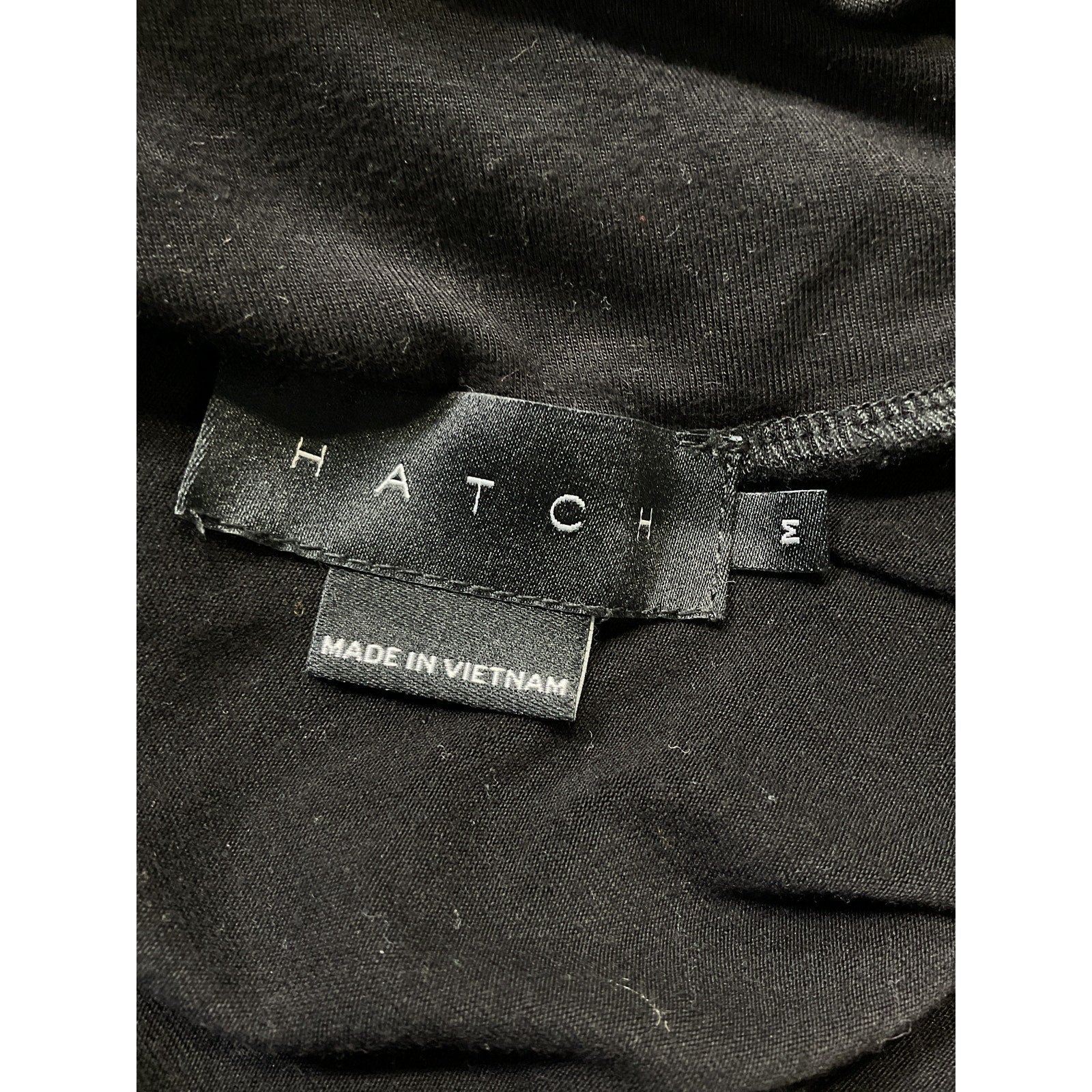 Hatch 'The Over/Under Easy' Black Maternity Pant Size M