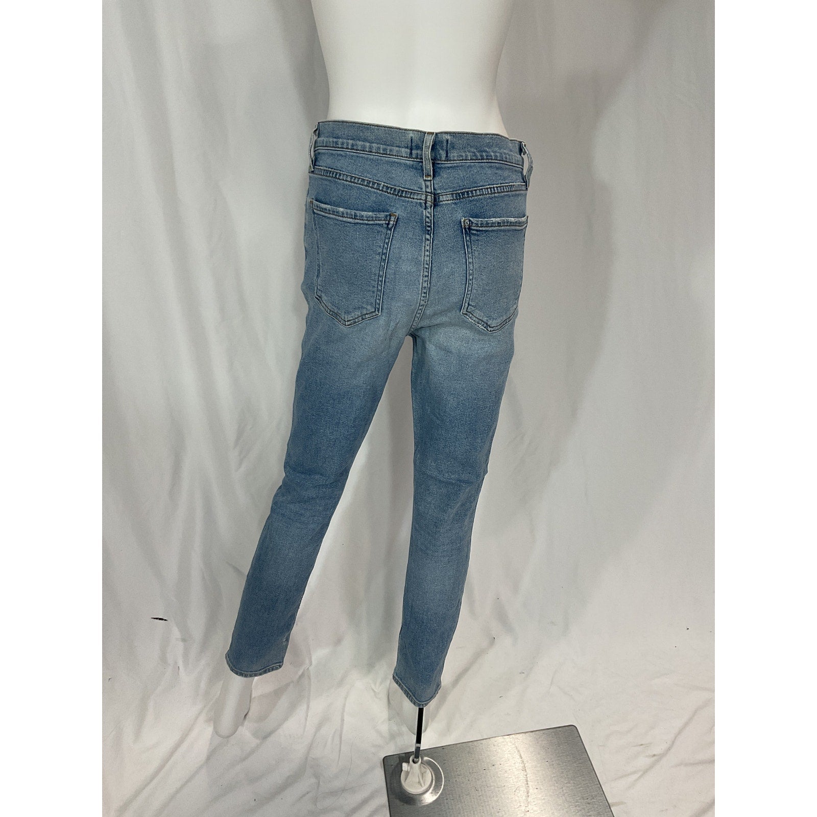 Agolde 'Nico' Blue High Rise Slim Denim Jean Size 28