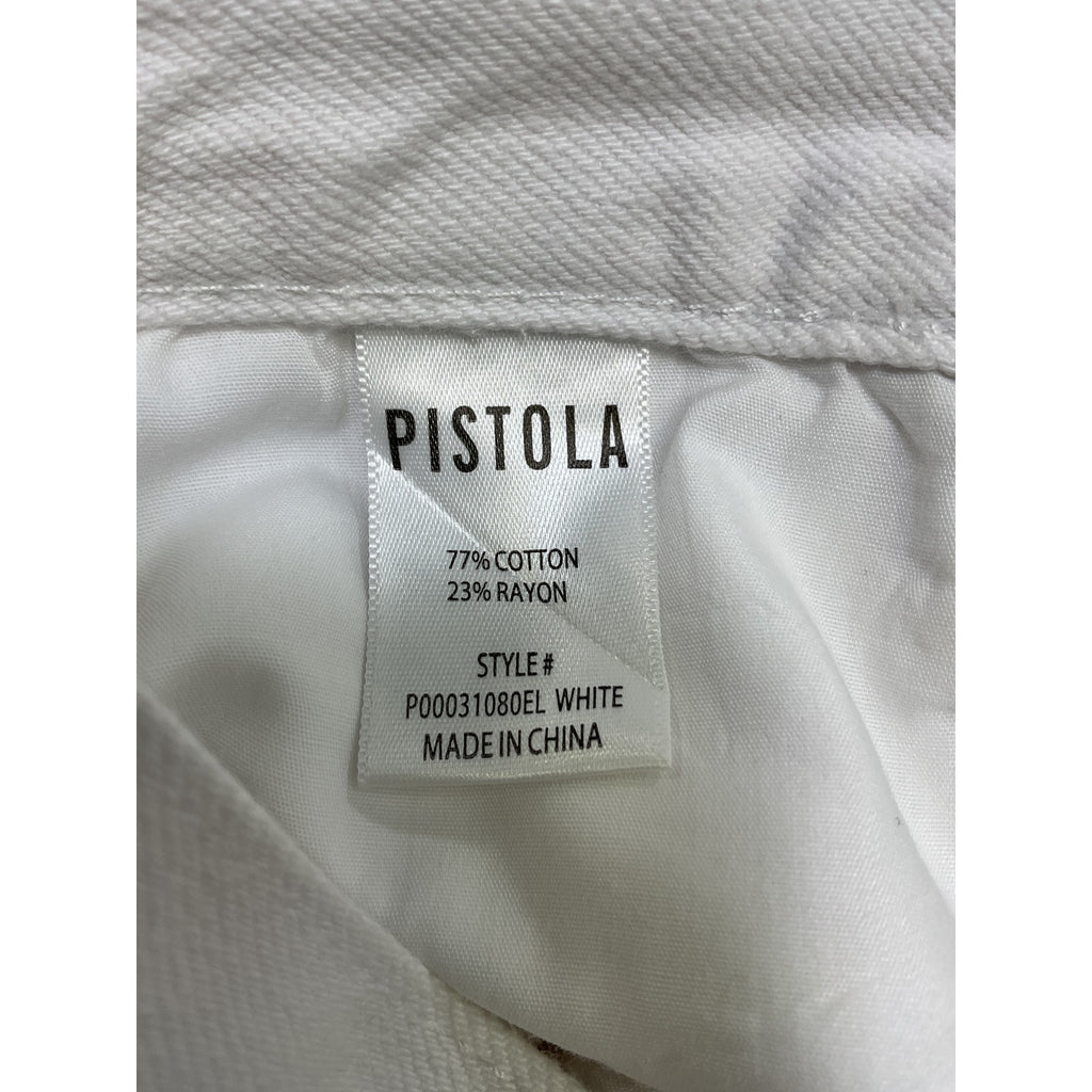 Pistola 'Alice' White Cotton Denim Skirt Size 24