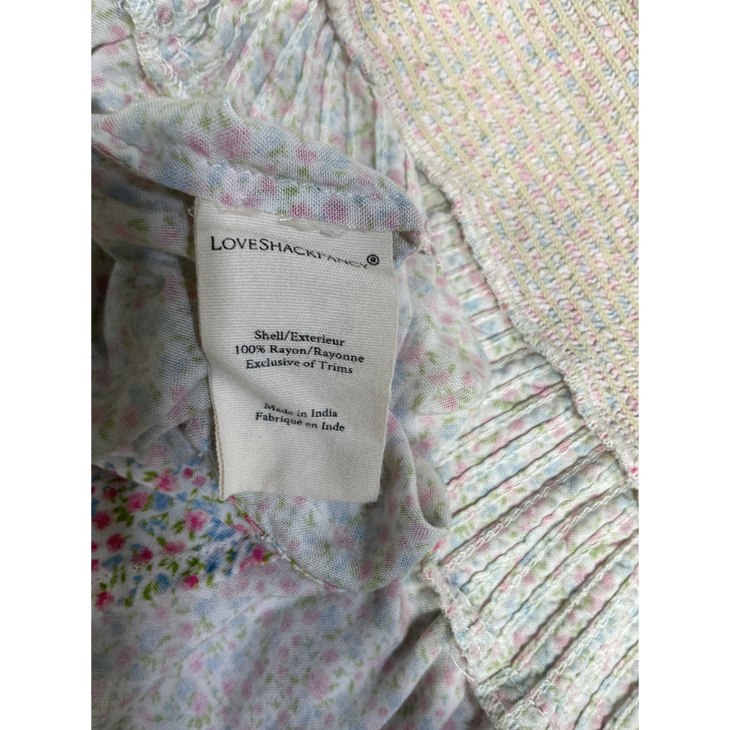 Loveshackfancy 'Toto' Pink Mini Dress Size XS