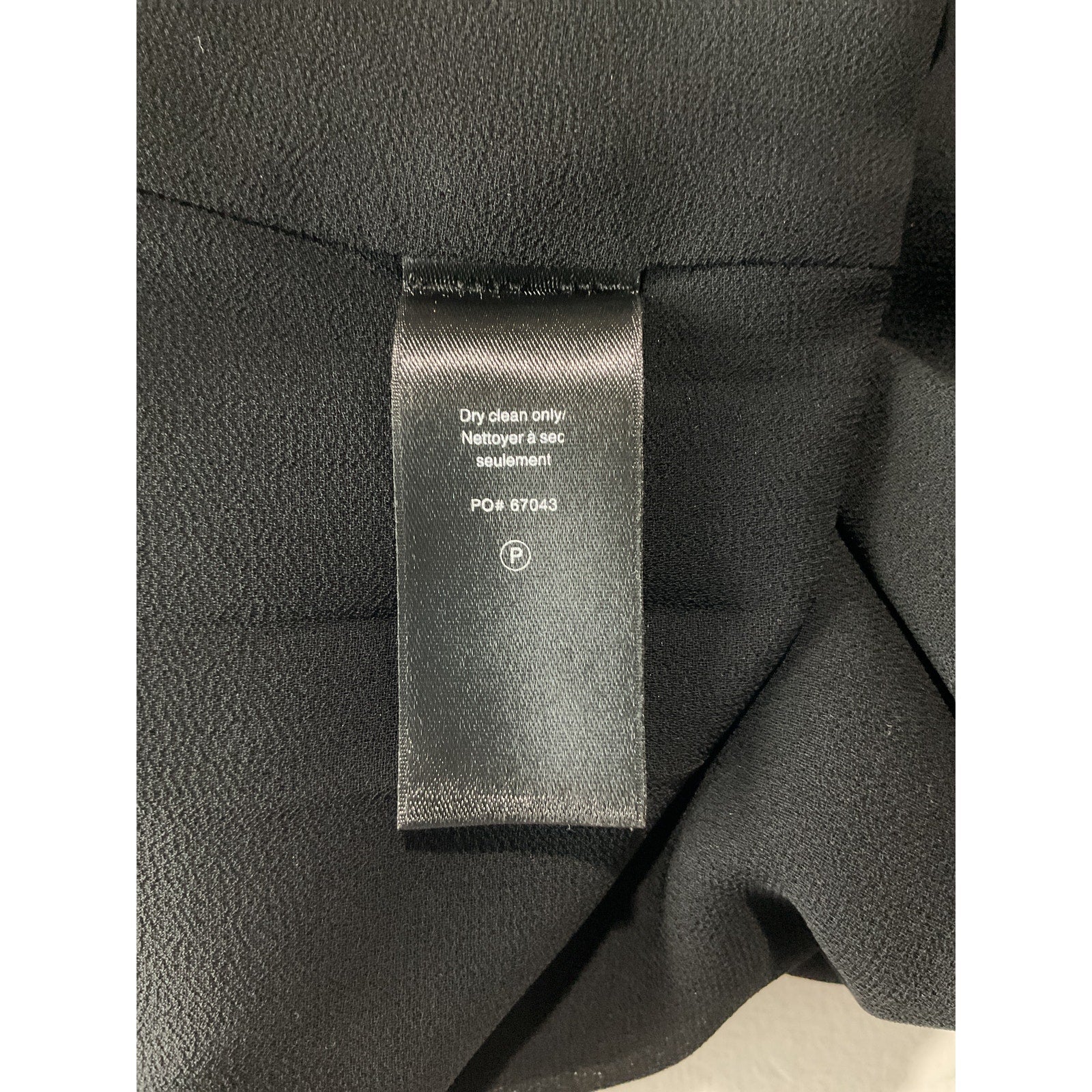 Rag & Bone 'Neeva' Black Triacetate Japanese Crepe Dress Size 4