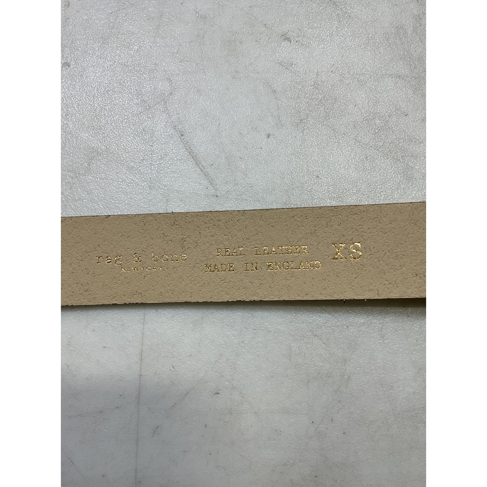 Rag & Bone 'Boyfriend' Tan Leather Belt Size XS