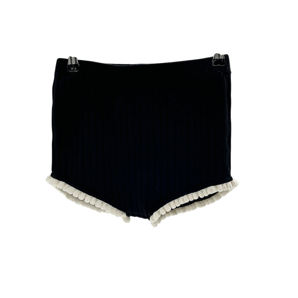 Majorelle 'Brielle' Black Viscose Shorts Size XXS