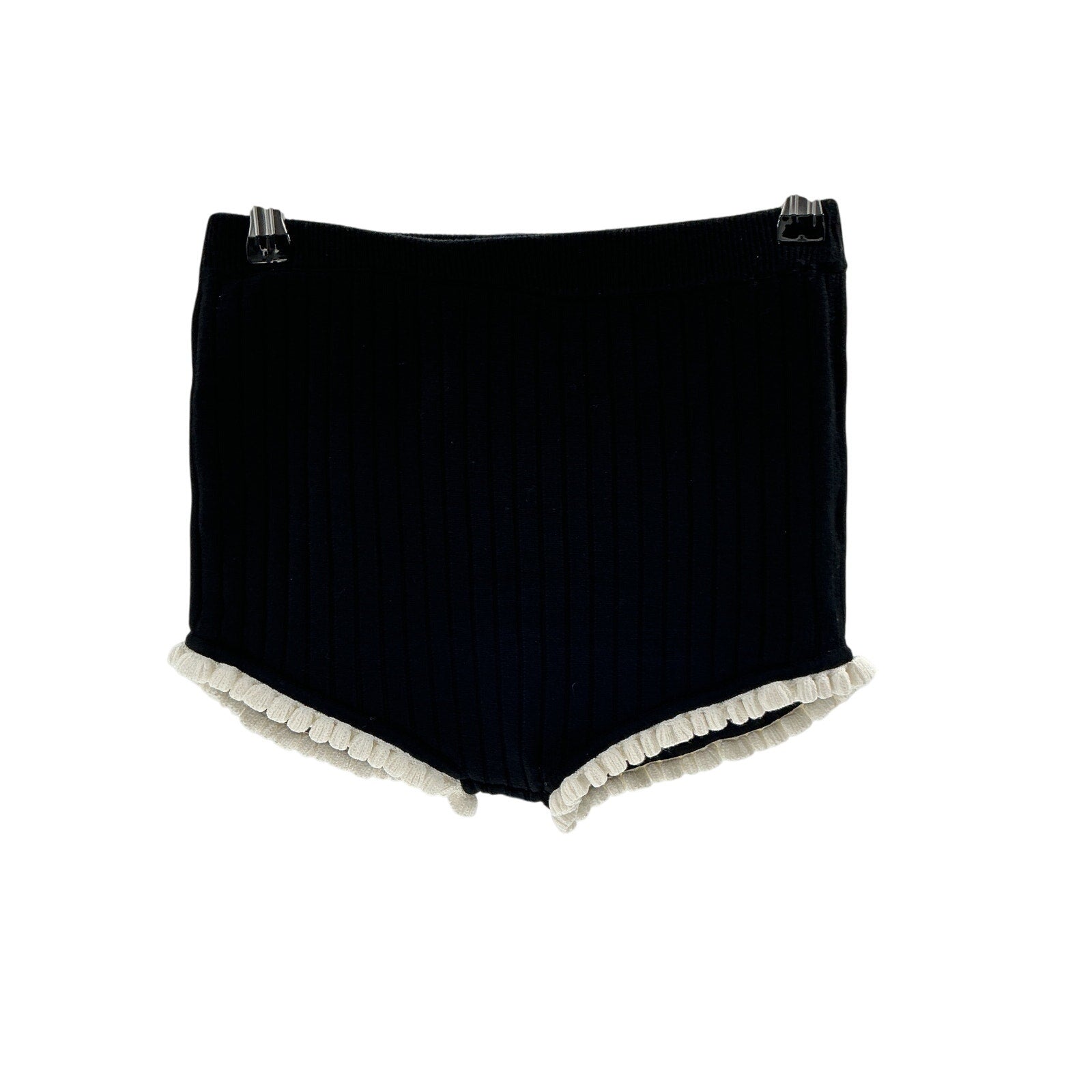 Majorelle 'Brielle' Black Viscose Shorts Size XXS