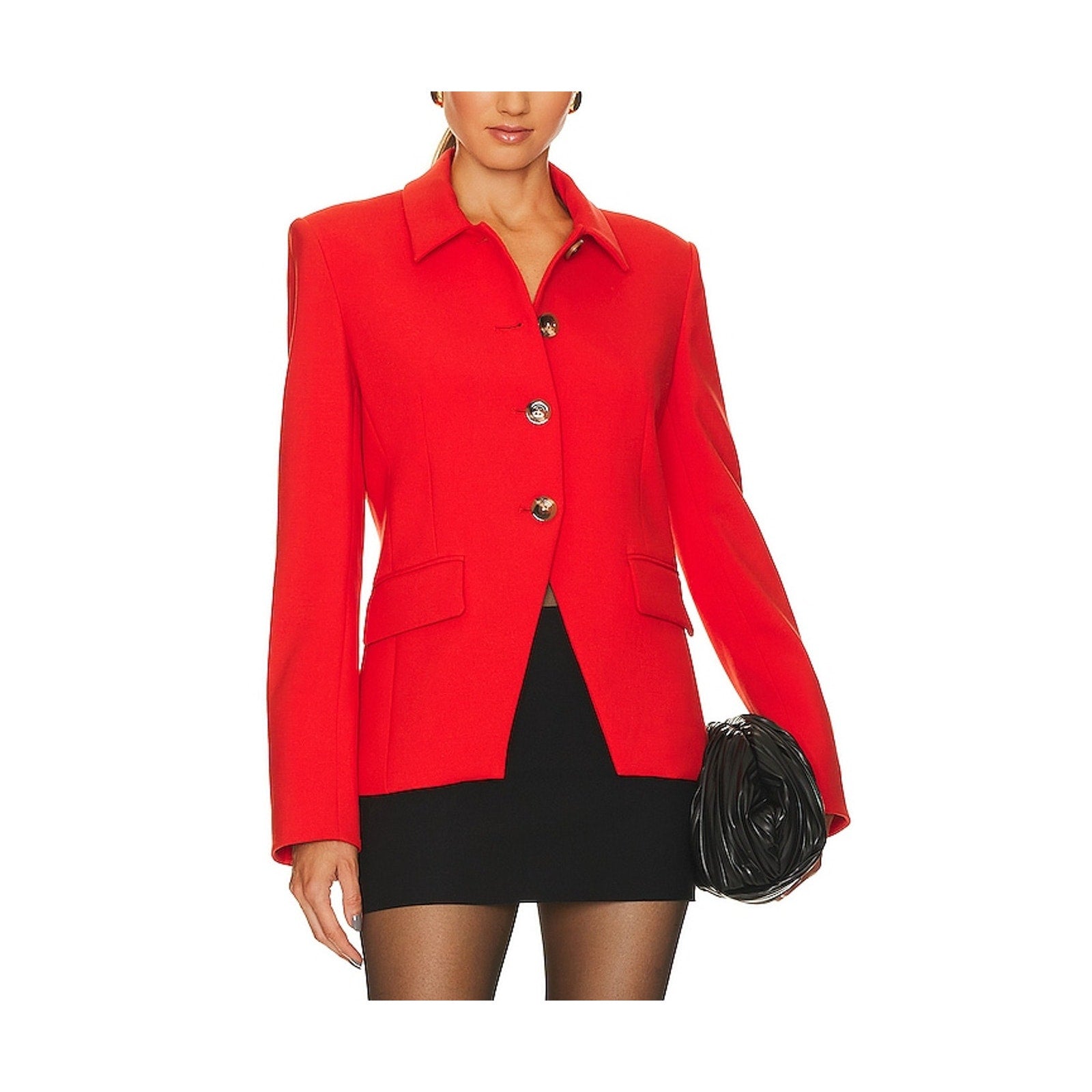 Veronica Beard 'Aire Dickey' Red Polyester Jacket Size 10