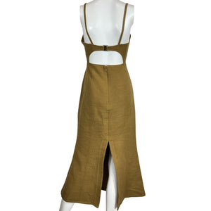Significant Other Cutout Tan Frankie Dress Size 2