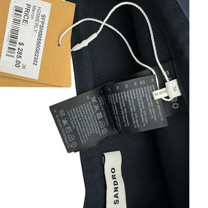 Sandro Checked Multicolor Marion Skort Size 34