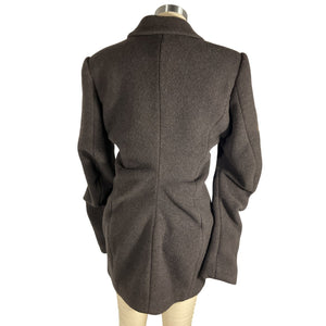 Alexander Wang Structured Cola Stacked Detail Blazer Size 8 NWT