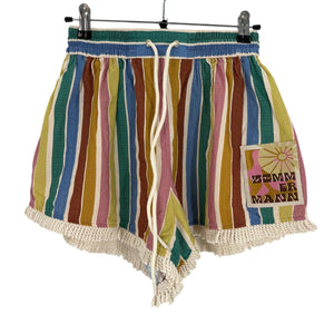 Zimmermann Striped Multicolor Everley Shorts Size 0