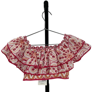 Charo Ruiz Ruffled Multicolor Clara Top Size XS