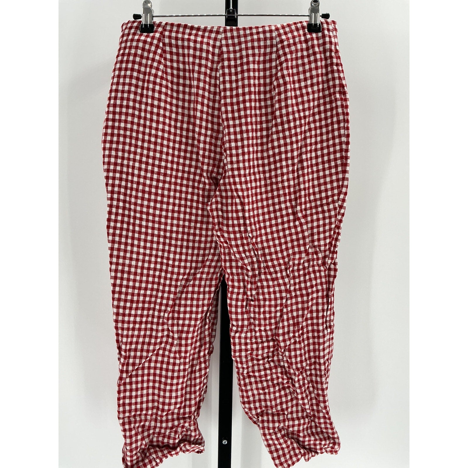 Reformation 'Petra' Red Linen Pedal Pusher Pant Size 4