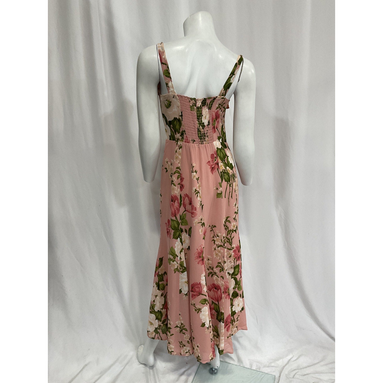 Reformation 'Nadira' Pink Tie Strap Dress Size 4