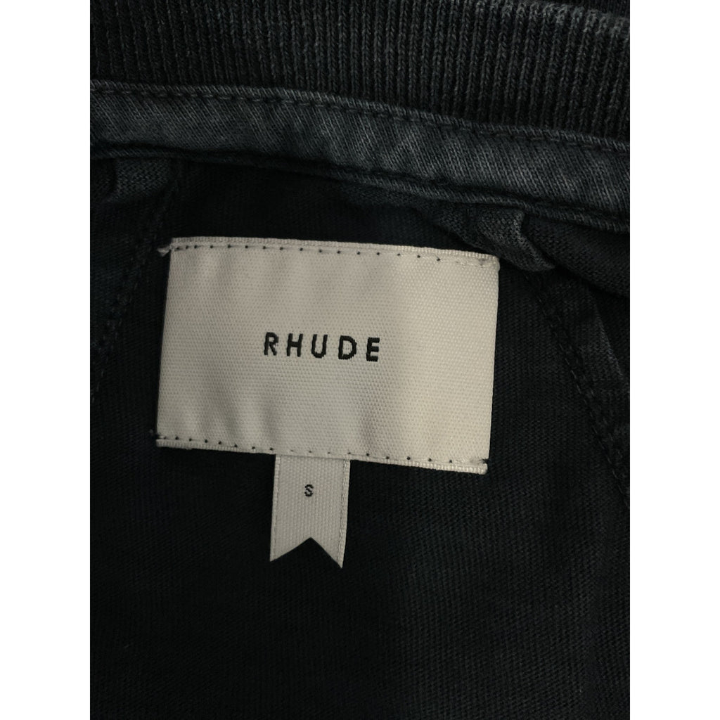 Rhude 'Riviera' Black Graphic Tee Size S