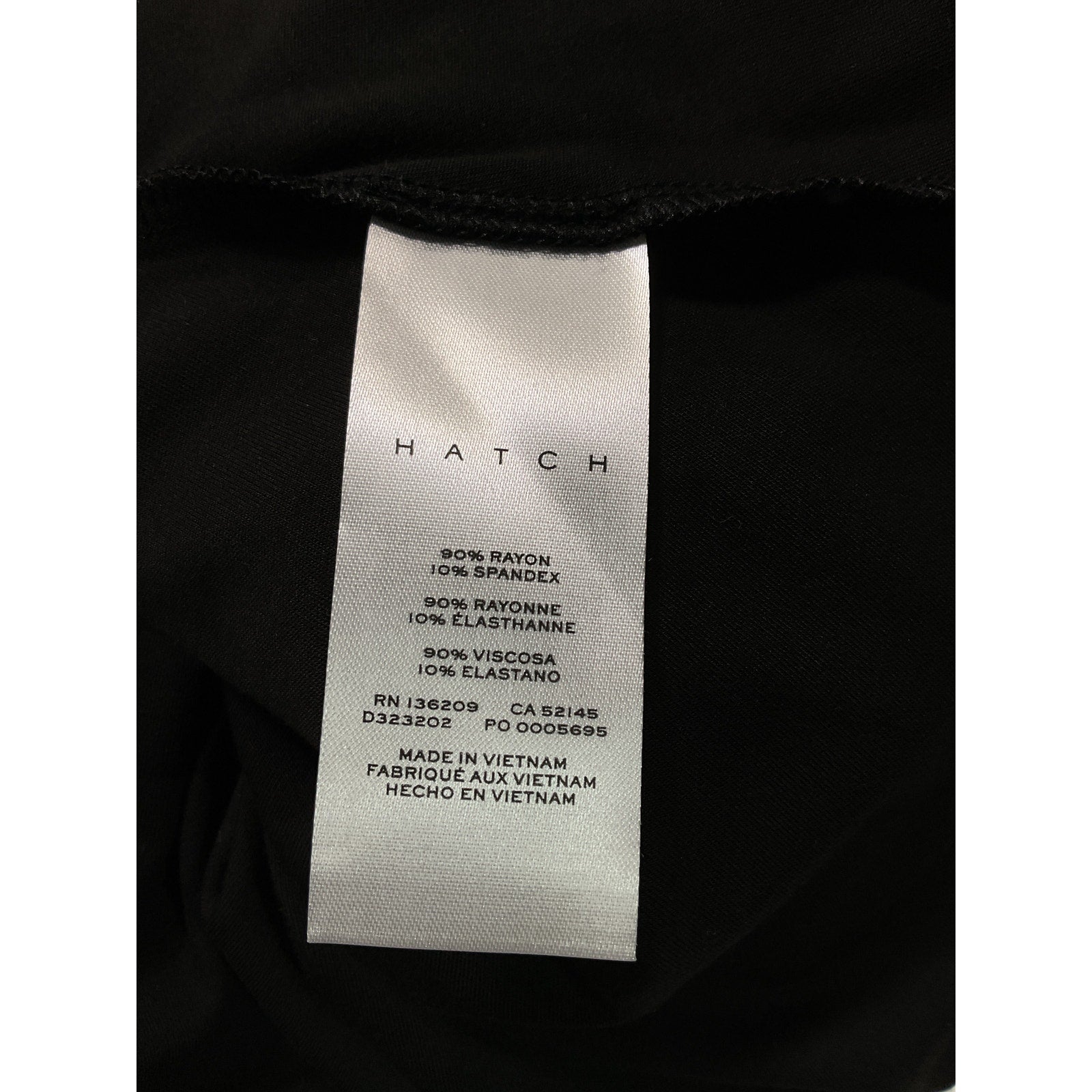 Hatch 'The Daphne' Black Maternity Dress Size 1 - NWT