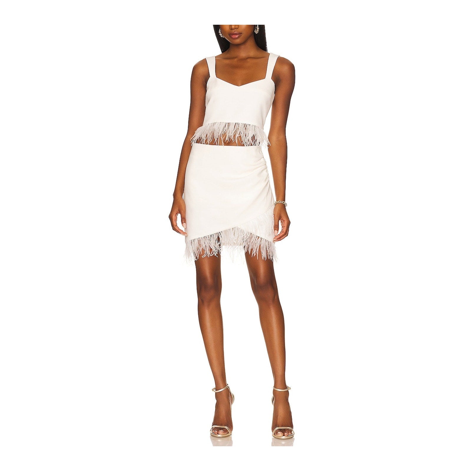 Saylor 'Benni' White Top And Skirt Set Size S - NWT