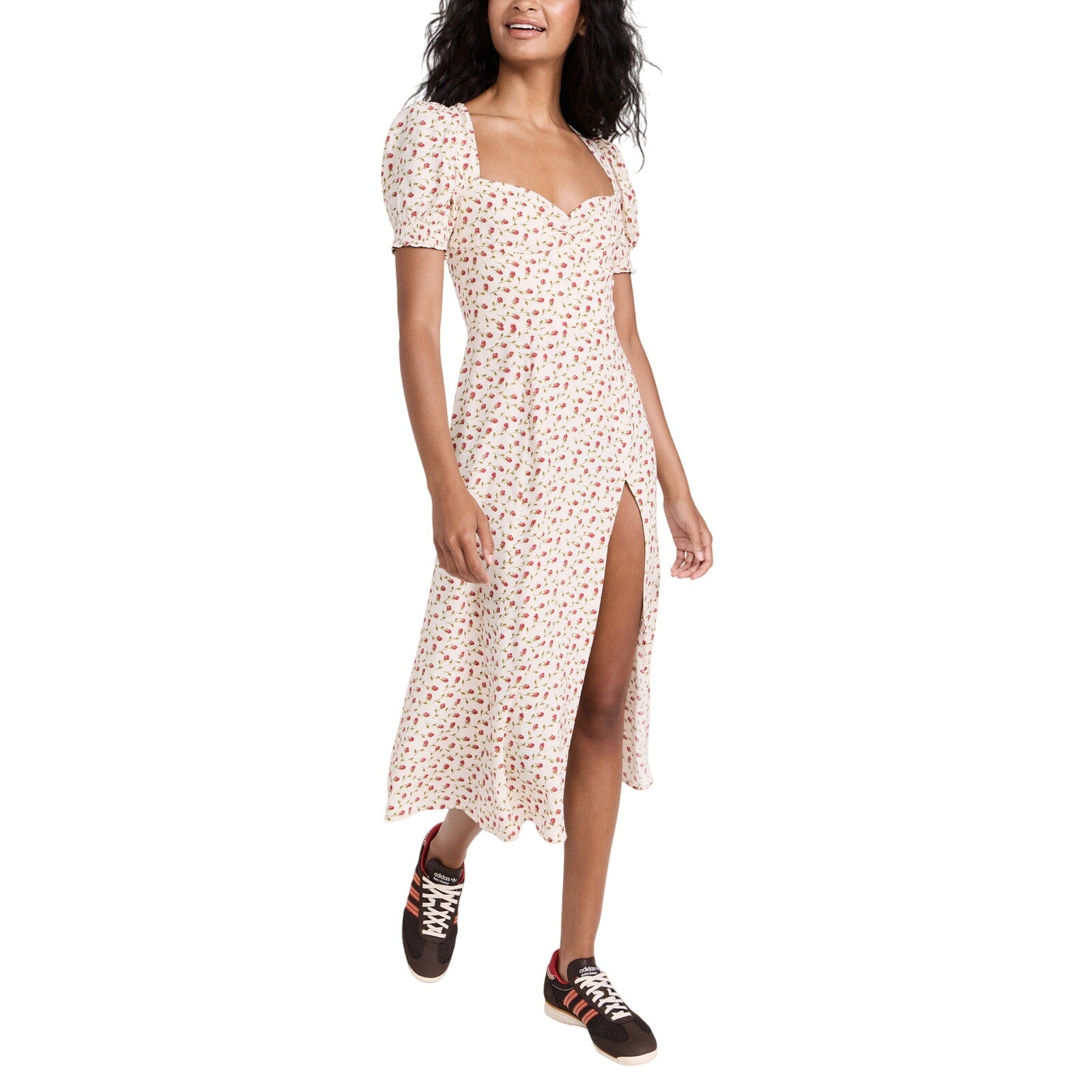 Reformation 'Lacey' Beige Viscose Dress Size 10
