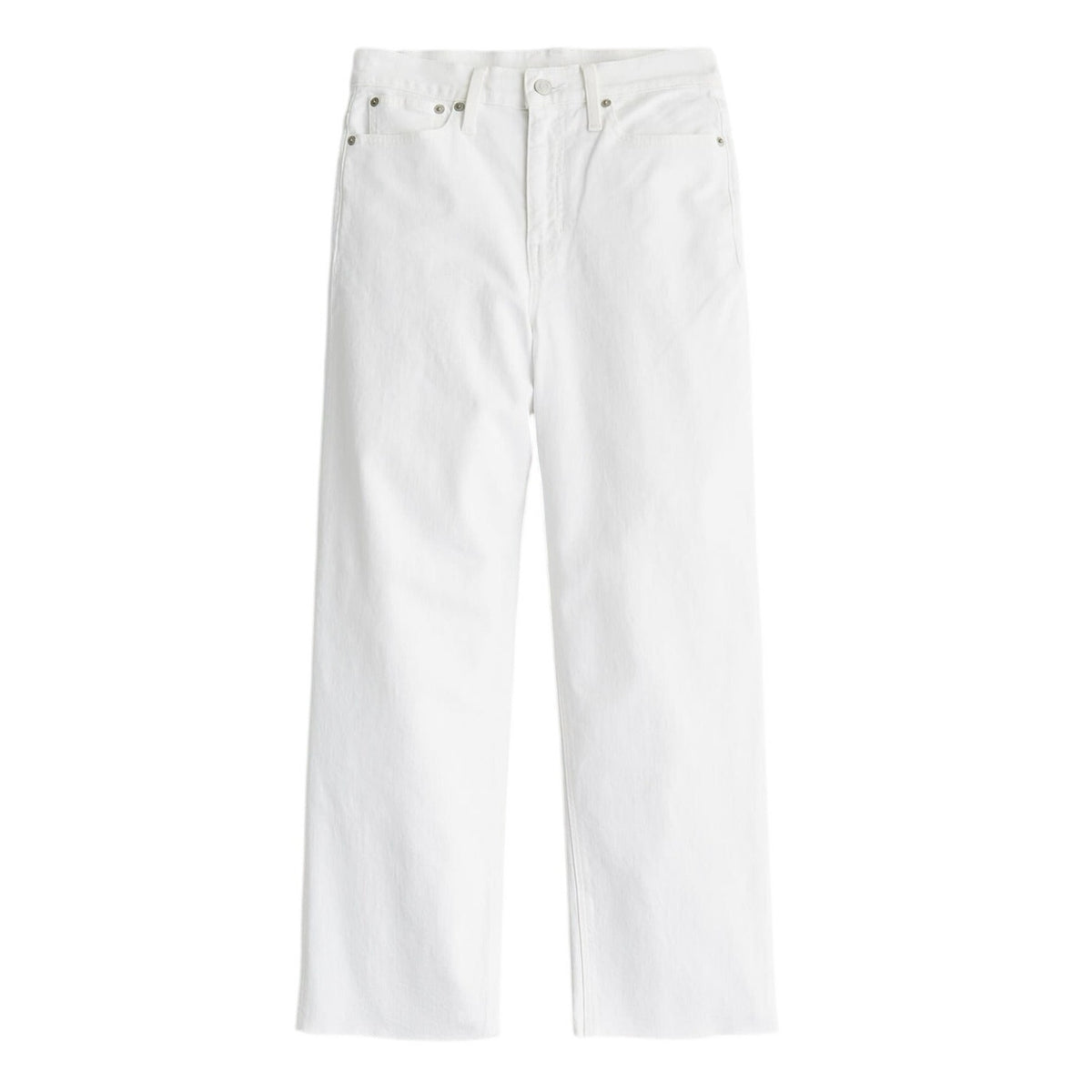 J.Crew Classic White Slim Wide Leg Denim Jeans Size 25 NWT