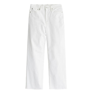 J.Crew Classic White Slim Wide Leg Denim Jeans Size 25 NWT