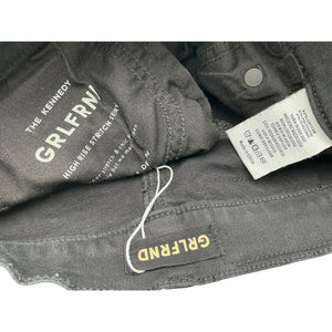 Grlfrnd High Rise Black Kennedy Skinny Denim Jeans Size 24