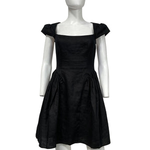 Reformation Chic Black Oaklyn Dress Size 6