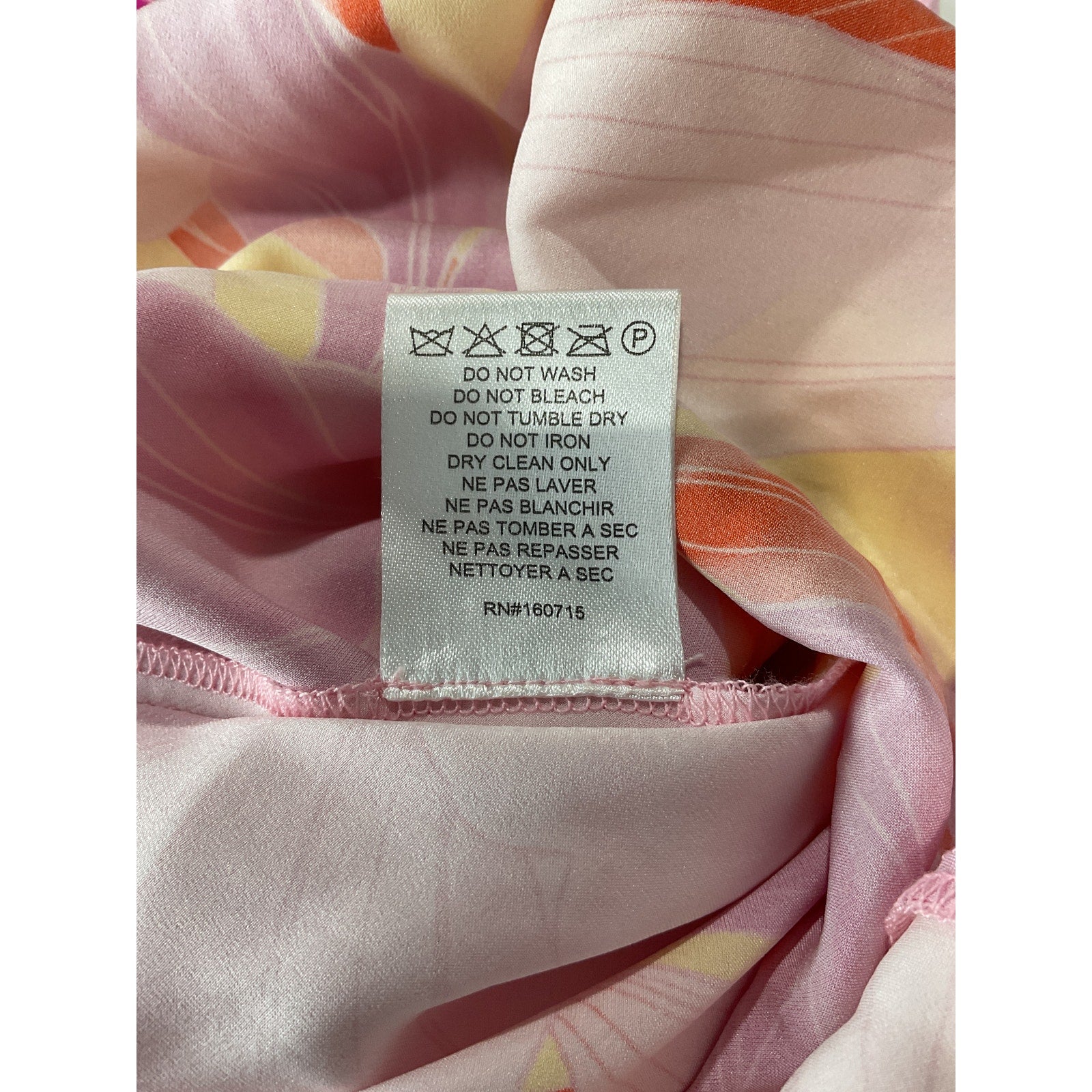 Retrofete 'Keaton' Pink Silk Dress Size XS