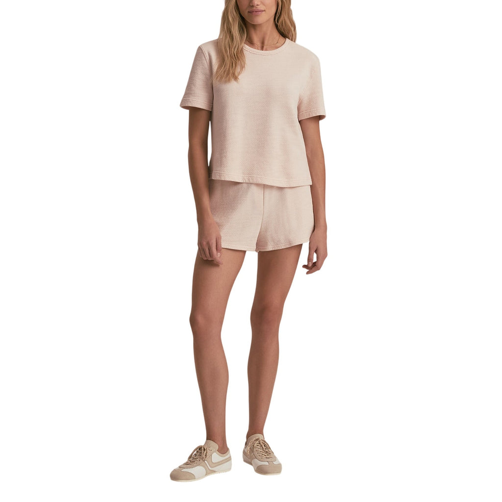 Favorite Daughter Pink Cotton The After Work Crop Tee Size XL