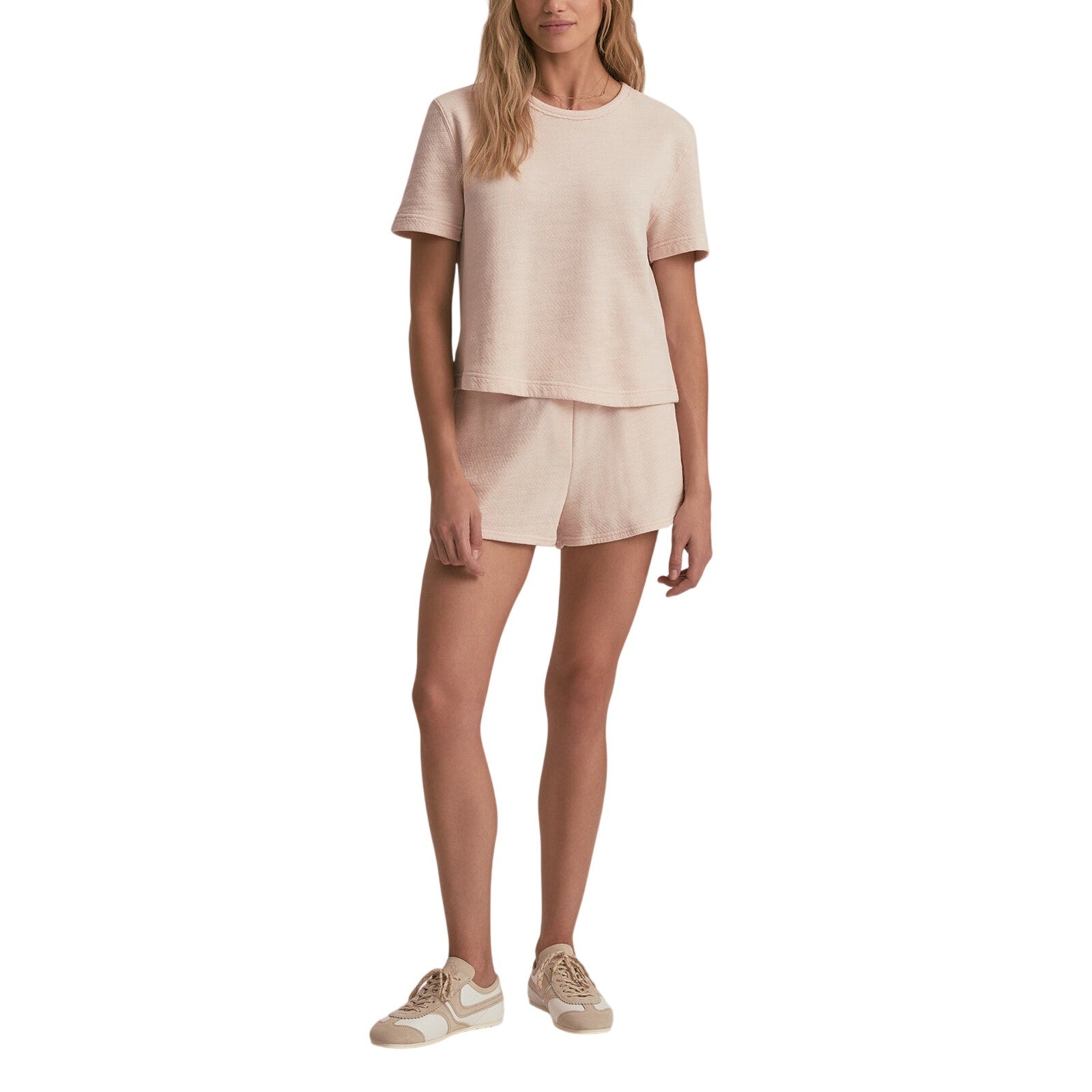 Favorite Daughter Pink Cotton The After Work Crop Tee Size XL
