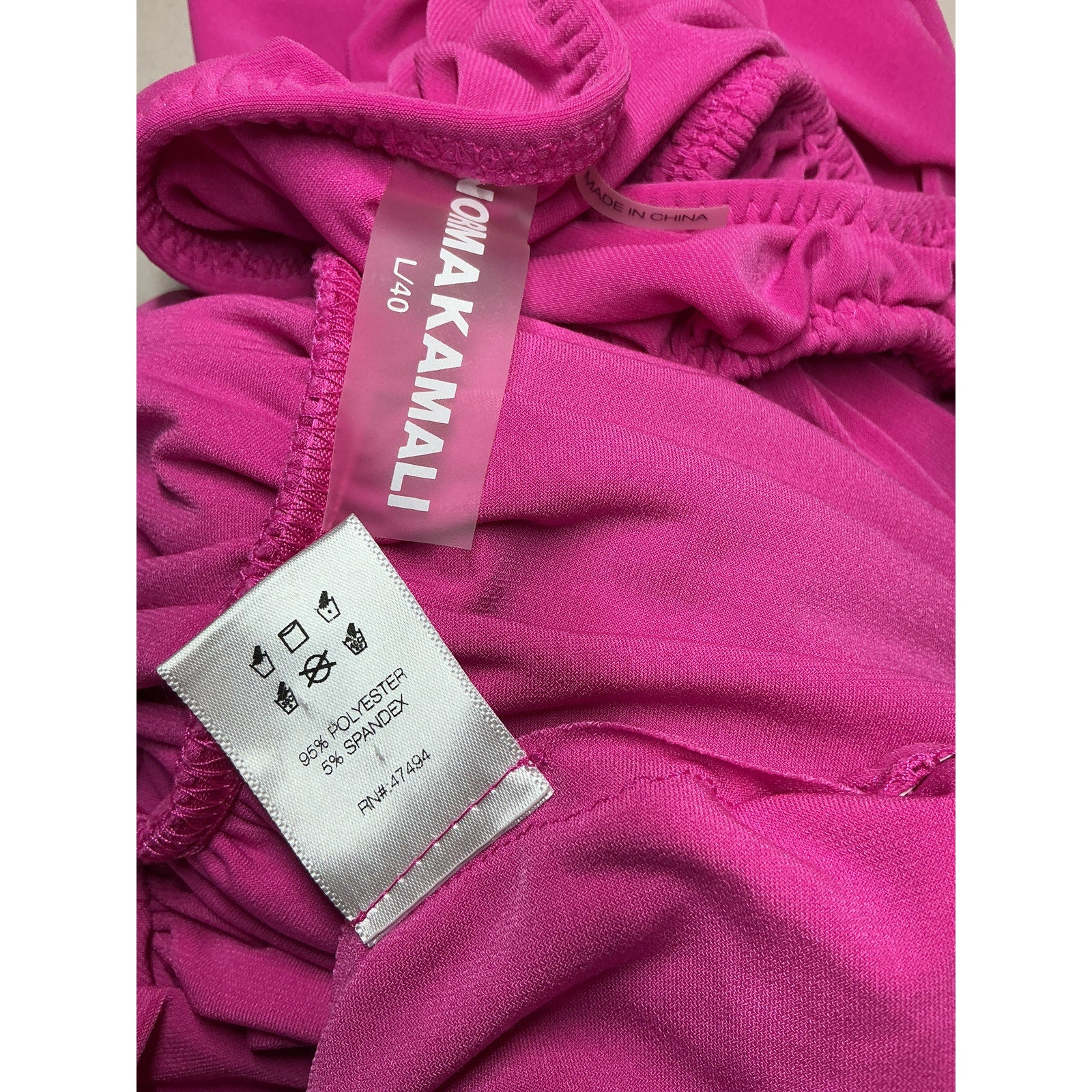 Norma Kamali X Revolve 'Diana' Pink Poly Gown Size L