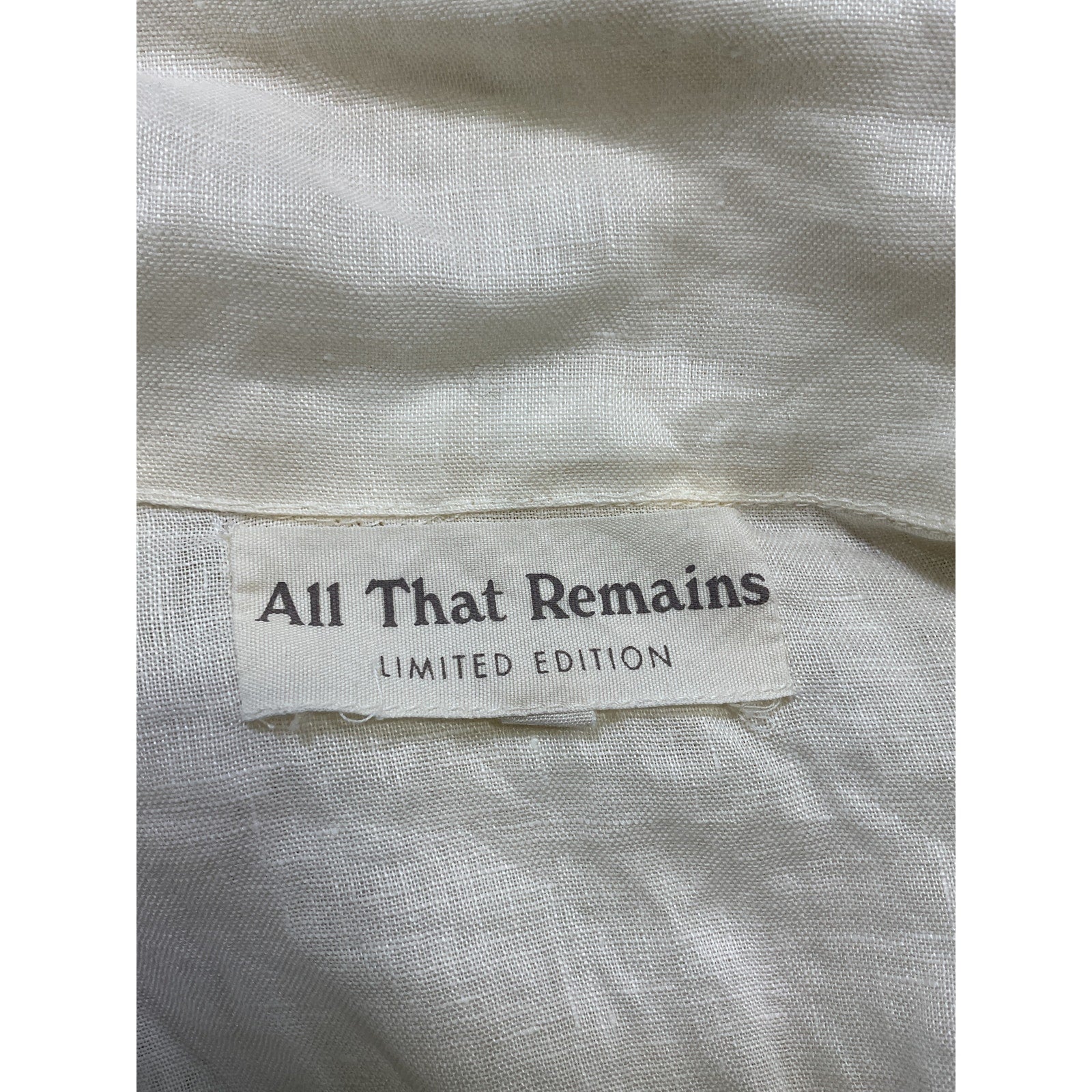 All That Remains 'Beatrice' White Patchwork Shirt Size 8