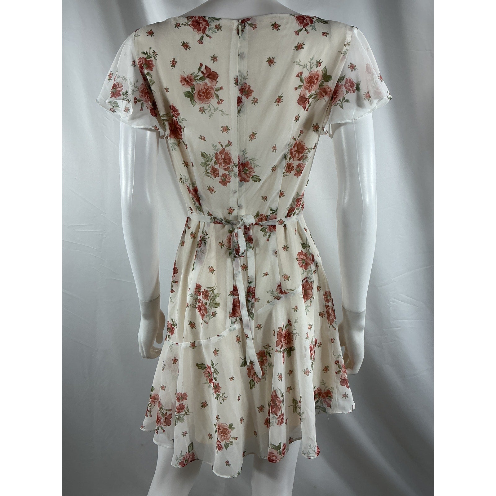 Lpa 'Liv' White Polyester Mini Dress Size M