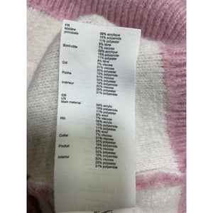 Maje 'Magma' Pink Acrylic Sweater Size 2