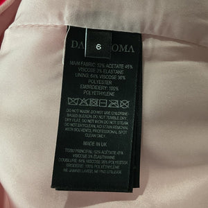 David Koma Gradient Pink Paillette Halter Mini Dress Size Uk 6 / US 2