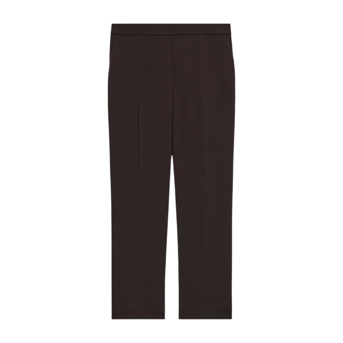 Theory Tailored Brown Kick Trousers Size 00