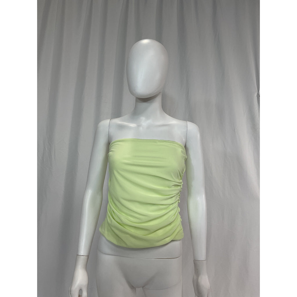 Helmut Lang 'Twist' Yellow Tube Size S