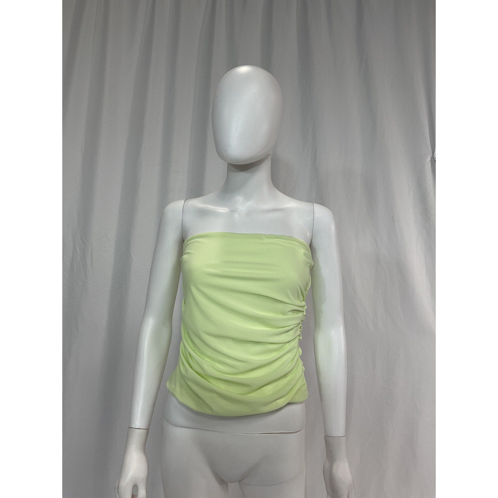 Helmut Lang 'Twist' Yellow Tube Size S