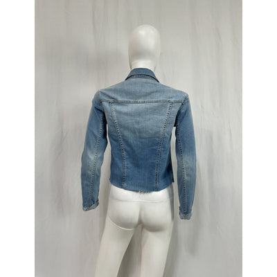 L'Agence 'Janelle' Blue Cotton Jacket Size S