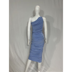Norma Kamali 'Diana' Blue Gown Size XS