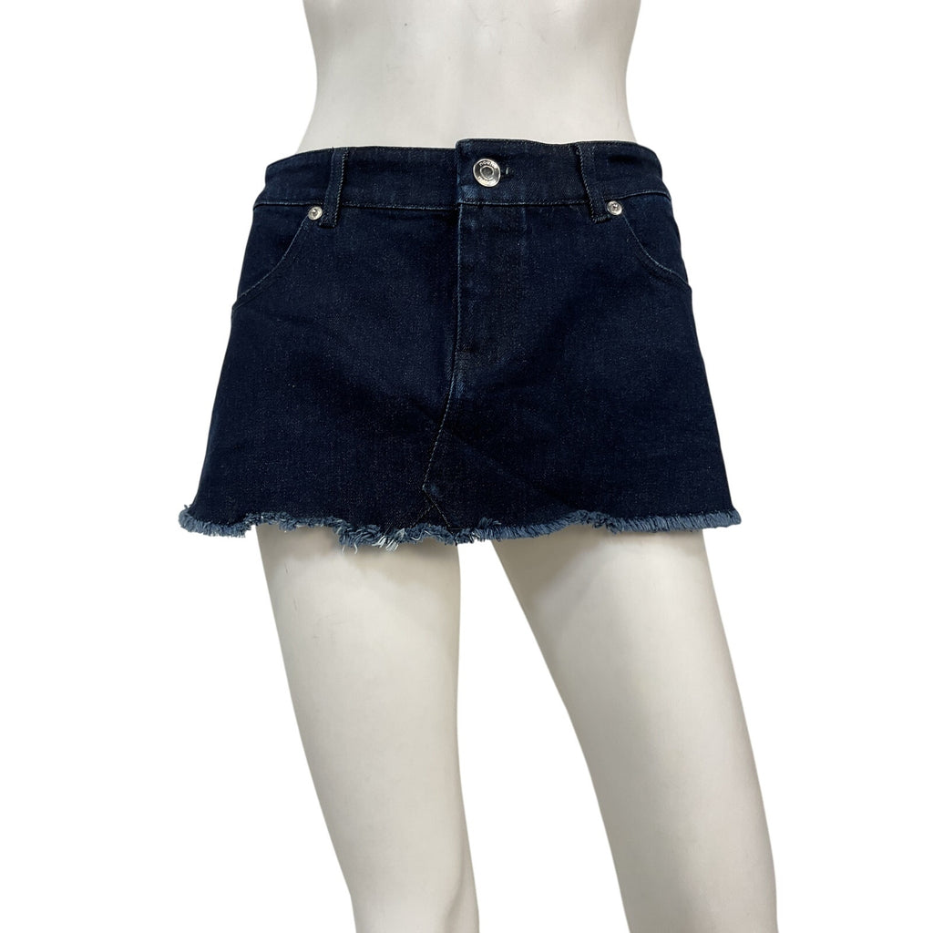 Miaou x Revolve 'Miss' Blue Cotton Mini Skirt Size XS