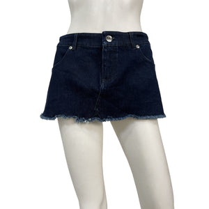 Miaou x Revolve 'Miss' Blue Cotton Mini Skirt Size XS