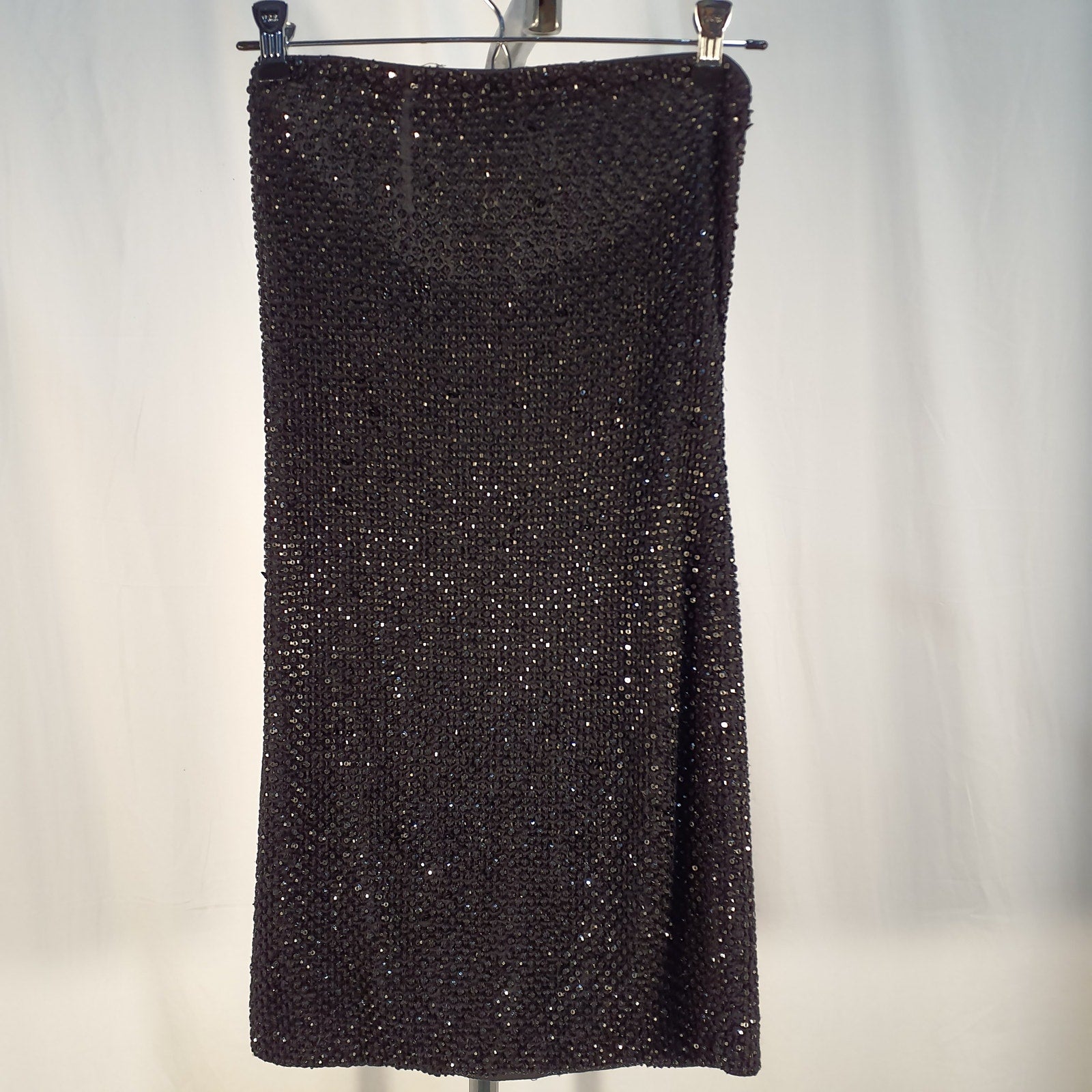 Alice + Olivia 'Leia Embell' Black Strapless Sleeveless Mini Dress Size 2