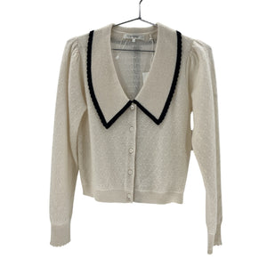 Frame Beige Cashmere Sailor Sweater Size M