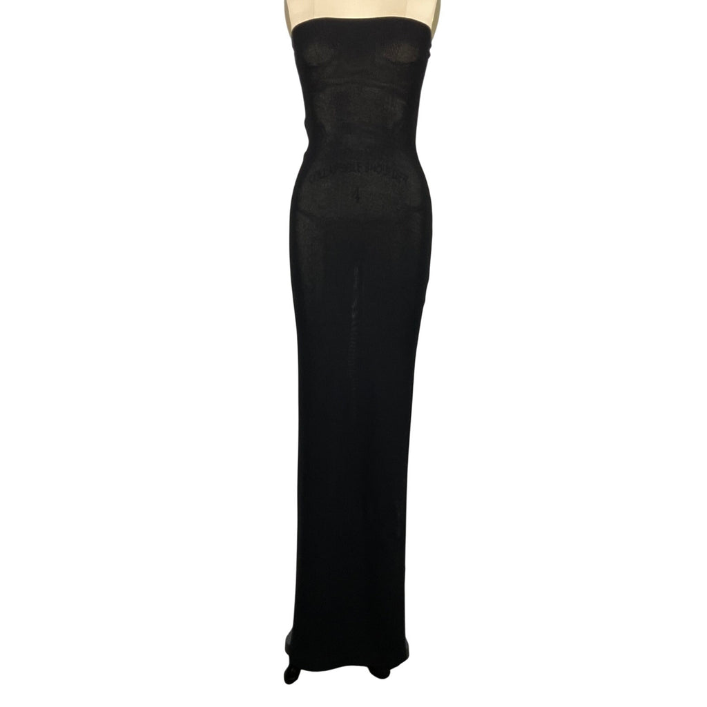 Aya Muse 'Alder' Black Viscose Dress Size S