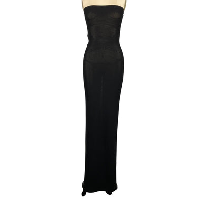 Aya Muse 'Alder' Black Viscose Dress Size S