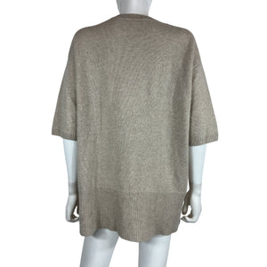 Lisa Yang Cashmere Tan Camille Sweater Size 1